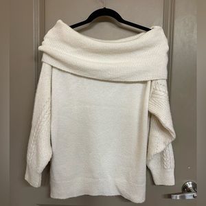 Topshop off the shoulder sweater
